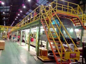 Exemple de fabrication ferroviaire.